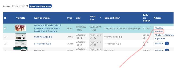 traduite titre de média traduite titre de média