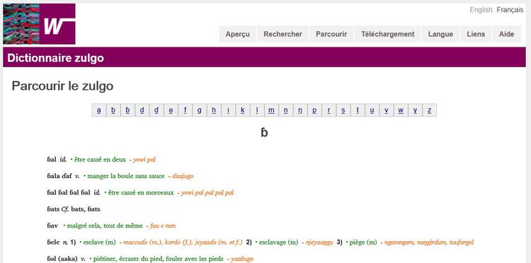 Dictionnaire